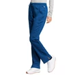 Cherokee Woman's Mid Rise Straight Leg Drawstring Pant WW235AB-ROY - Royal blue