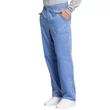 Cherokee Men's Mid Rise Straight Leg Zip Fly Pant WW250AB-CIE - Ciel Blue