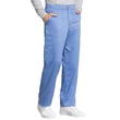 Cherokee Men's Mid Rise Straight Leg Zip Fly Pant WW250AB-CIE - Ciel Blue