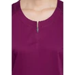 Cherokee Woman's Round Neck Top WW602-WIN - Wine
