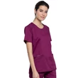 Cherokee Woman's Round Neck Top WW602-WIN - Wine