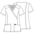 Majica s prešivenim preklopom - WW610-WHT