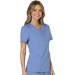 Cherokee Woman's Mock Wrap Top WW610-CIE - Ciel Blue