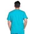 Cherokee Men's Tuckable V-Neck Top WW675-TLB - Teal Blue