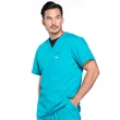 Cherokee Men's Tuckable V-Neck Top WW675-TLB - Teal Blue