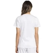 Cherokee Woman's Mock Wrap Top WW775AB-WHT - White