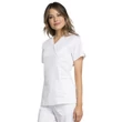 Cherokee Woman's Mock Wrap Top WW775AB-WHT - White