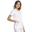 Majica s preklopljenim V-izrezom - WW775AB-WHT
