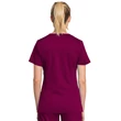 Cherokee Woman's Mock Wrap Top WW775AB-WIN - Wine