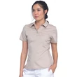 Cherokee Woman's Snap Front Polo WW698-KAK - Khaki