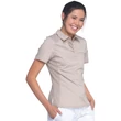 Cherokee Woman's Snap Front Polo WW698-KAK - Khaki