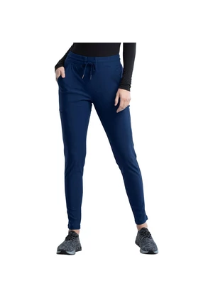 Cherokee Woman's Mid Rise Tapered Leg Drawstring Pant CK095-NAV - Navy blue