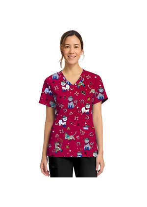 Cherokee CK856-CGKT Cowgirl macskás női felső - Mintás