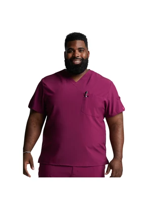 Dickies DK635-WNPS Férfi V-nyakú felső - Vörösbor