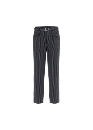 Karlowsky Workwear Men's Chef Trousers Checked KAR HM4-BLK - Black