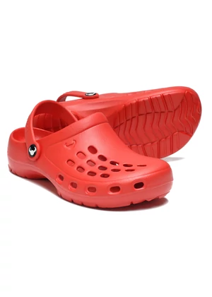 SUECOS Loki Unisex Papucs Piros