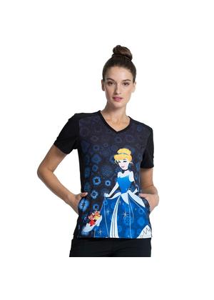 Tooniforms ženska bluza sa uzorkom "Glass Slipper" - TF637-PRSS