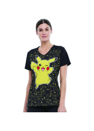 Tooniforms Majica s V-izrezom "Pikachu" - TF639-PMPZ