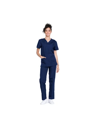 Cherokee Unisex Top and Pant Set WW530C-NAVW - Navy blue