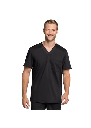 Cherokee Men's Tuckable V-Neck Top WW755AB-PWT - Pewter
