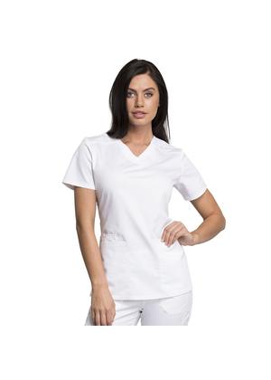 Majica s V-izrezom - WW770AB-WHT
