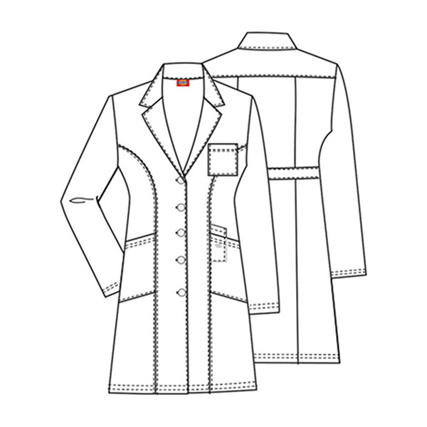 Dickies 82401-DWHZ Női Köpeny - Fehér Dickies 82401-DWHZ Női Köpeny - Fehér