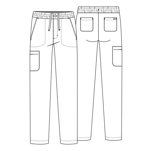 Cherokee CK131A-WIN Férfi Nadrág - Vörösbor