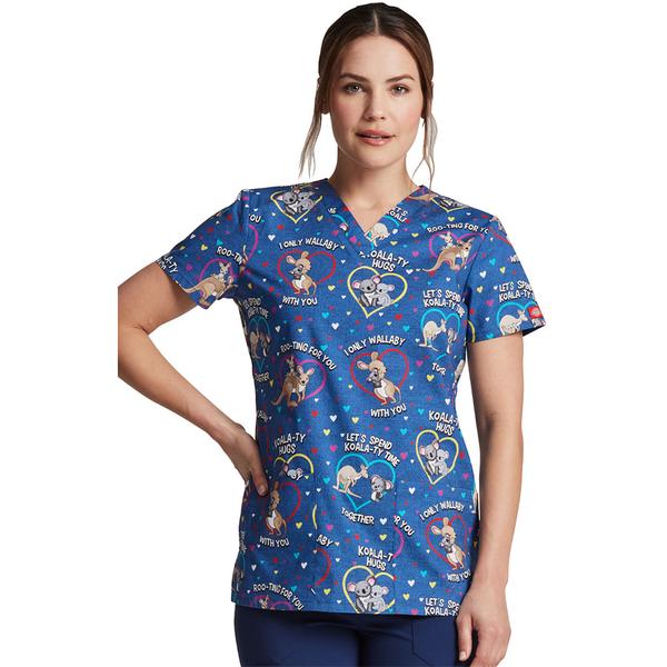 Dickies DK704-RTFU Női Felső - Kenguru Mintás