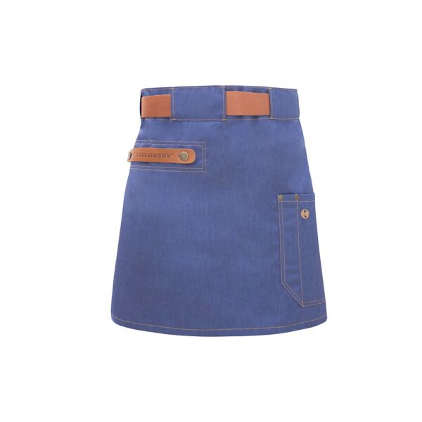 KARLOWSKY Waist Apron Jeans-Style with Leather and Pocket - VS 9-15