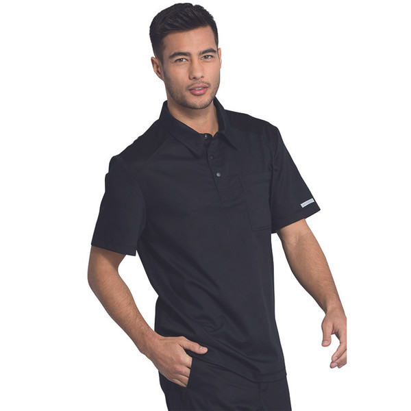 Cherokee WW615-BLK Férfi Galléros Felső - Fekete Cherokee WW615-BLK Férfi Galléros Felső - Fekete